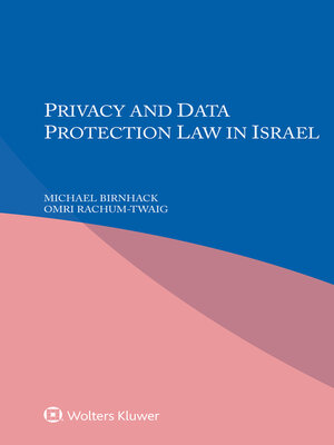 cover image of Privacy and Data Protection in Law Israel